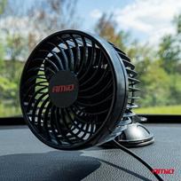 Automobilinis ventiliatorius 12v su siurbtuku | Tylus oro srautas