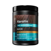 Atkuriamoji kaukė pažeistiems plaukams Dr. Sante Keratin, 1000 ml