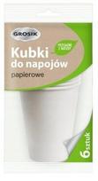 Vienkartiniai popieriniai puodeliai 250ml, 6 vnt.