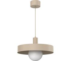 Pakabinamas šviestuvas su laidu CANAN 1xE27/15W/230V, skersmuo 40 cm, smėlio spalvos