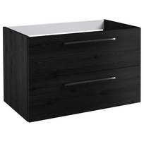 Spintelė po praustuvu Kame Gama, BU/8-3DR/1, 80 cm, Juodas ąžuolas