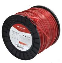 Žoliapjovės valas Ø 3 mm 221 m kvadratinis raudonas Kramp
