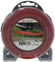 Žoliapjovės valas Ø 2,65 mm 72 m susuktas, tylus, raudonas Kramp