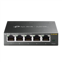 TP-LINK | Switch | TL-SG105E | Web Managed | Wall Mountable | 5 Gigabit Ethernet (copper) ports | External Power Supply | 36 months