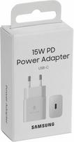 SAMSUNG EP-T1510 Fast Charger, White, without USB-C Cable, EP-T1510NWEGEU