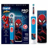 Oral-B Vitality Pro Kids Spiderman Rotating-oscillating toothbrush, Blue, Red
