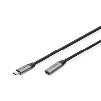 Digitus USB-C Male to USB-C Female Extension Cable | DB-300230-010-S | USB-C to USB-C, USB C connector | USB-C socket