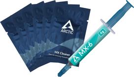 Arctic Cooling ARCTIC MX-6 thermal paste, 4 g + 6 pcs MX Cleaner cleaning wipes (ACTCP00084A)