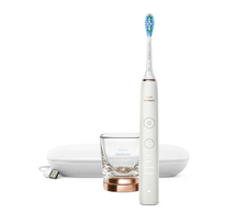 PHILIPS hbrushes, 2-pack | HX9914/57 Sonicare DiamondClean 9000 | Rechargeable | For adults | Includes 2 brush heads | 4 brushing modes | Black/White