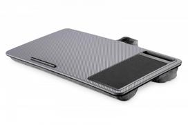 Digitus Desk stands up to 17" for smartphones. Mousepad, gray