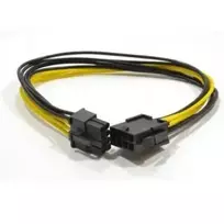 Cablexpert PCI Express 6+2-pin power cable extender, 0.3m (CC-PSU-84)