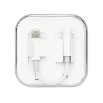 OEM Lightning to 3.5 mm AUX Adapter (male to female) BOX, white