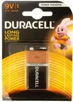 Duracell 6LF22 | MN1604 | 9V Alkaline Battery (EU Blister Pack)