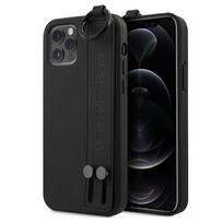 Mercedes MEHCP12LLSSBK iPhone 12 Pro Max 6.7" black hardcase Strap Line