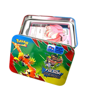 Pokemon kortos metalinėje dėžutėje 40vnt. TCG - Fulgor Negro