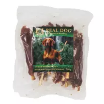 Real Dog Snack minkšta antienos file ant odos pagaliukų, skanėstas šunims; 500g