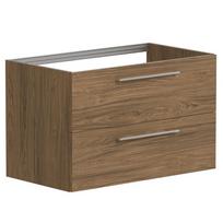 Spintelė po praustuvu Kame Gama, BU/8-3DR/48-PO, 80 cm, su push to open, Varinis ąžuolas