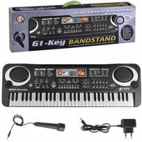 Vaikškas pianinas Lazy Kid su 61 klavišu ir mikrofonu