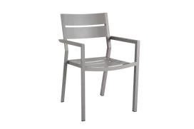 Lauko kėdė Delia, aliuminis, smėlio spalvos