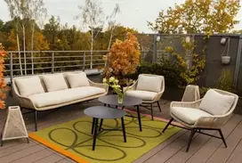 Lauko baldų komplektas Pembroke, trivietė sofa