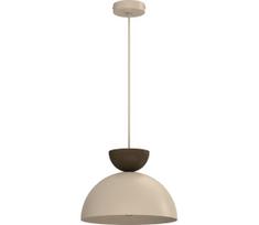 Pakabinamas šviestuvas su laidu NEVIS 1xE27/15W/230V skersmuo 29 cm, smėlinės spalvos