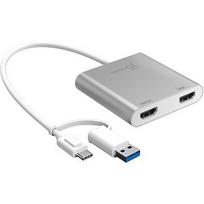 J5create USB-C TO DUAL HDMI MULTI-MONITOR ADAPTER JCA365-N