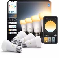 Lemputė Philips Hue LED, A60, 2200 - 6500 °K, E27, 6 W, 810 lm, 4 vnt.