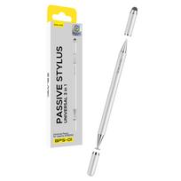 Blavec pasyvus rašiklis Pen Stylus BPS-01 universalus  3in1 (BPS01-UW) baltos spalvos
