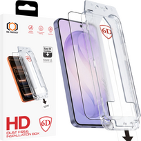 Grūdintas stiklas Tel Protect Dust-Free Easy Fit Full Glue 6D skirtas Samsung Galaxy S26 Ultra black (with fingerprint unlock)