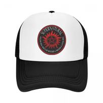 Madinga Unisex Supernatural Killing Evil Son Trucker Kepurė suaugusiems Reguliuojama beisbolo kepurė Unisex WoUnisex Apsauginė nuo saulės Snapback kepurės Trucker Hat white