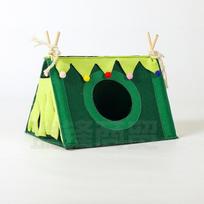 RUI RUI YU Small Animal Tent Hideout  House Pet Nest Bed Shelter With Circular Window For Hamster Rat Hedgehog Large 37*25*21