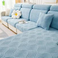 Šiaurės šalių paprasto dizaino sofos čiužinys „viskas įskaičiuota“ Neslystantis sofos užvalkalas „Chaise Lounge“ dulkėms atsparus užvalkalas Backrest Cover S