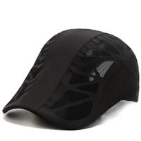 Summer Quick Drying Hat Thin Tennis Hat Forward Hat Versatile Cap Sun Protection Fishing Hat Men's Sun Hat adjustable šviesiai pilka spalva