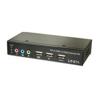 LINDY Cat6  KVM Extender Classic DVI USB Audio, 50m | 39377 | 4002888393775