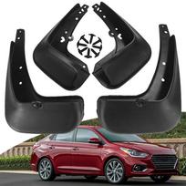 4 vnt. purvasargių purvo atvartų apsaugų nuo purslų su varžtais Hyundai Accent 2011-2016