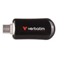 Pendrive Verbatim Plectra 512GB USB-C Black | 30227 | 0023942302278