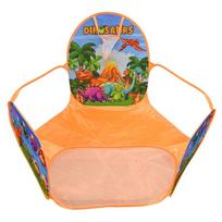Kids' Foldable Ocean Ball Pit Tent with Basketball Hoop 29x27cm - 0.35kg