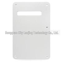 Aluminum Alloy HH Electric Guitar Pickguard Set with Front & Rear Covers and Two Potentiometer Holes