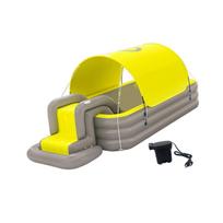Inflatable Shade Kiddie Pool Play Toy for Children Big Kids Boys Girls Green