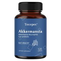 Akkermansia 100 milijonų AfU papildas, su cikorijos inulinu, 120 kapsulių buteliuke 120 Capsules