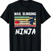 Mail Carrier Joke Unstamped Letter Postal Worker Mailman T-Shirt S įvairiaspalvis