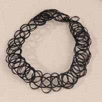 1PC Vintage Hippy Stretch Tattoo Choker Necklace Elastic Choker Fishing Line Tattoo Necklace for Women juoda