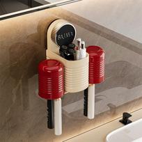 No Punching Mouthwash Cup Brushing Cup Bathroom Wall-Mounted Home Electric Toothpaste Toothbrush Shelf Toothbrush Shelf
