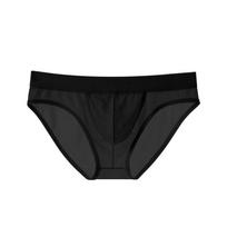 Men's Breathable Ice Silk Seamless Summer Underwear – Thin Triangle Design with Large Pouch XL juoda