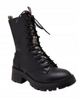 Pepe Jeans Soda Block Damskie Buty Czarne Botki Za Kostkę 38 Awe