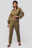 Na-Kd Kombinezon Damski Khaki Klasyczny 34 Cai