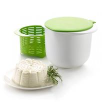 Sūrio gaminimo rinkinys su formelių rinkiniu, Sūrio ir tofu presavimo aparatas su filtru ir nutekėjimu, Lengvai naudojamos namų sūrio gaminimo priemonės, Žalia sūrio formelės štampuoklis Microwave Cheese Maker
