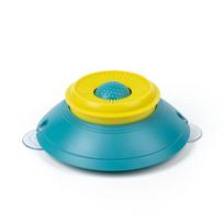 Anti-Choking Dog Licking Bowl Food-Grade Non-Slip Base Liquid Slow Bowls with Rolling Ball Massage Dot Cat Treat Bowl žalia