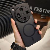 OPPO Find X9 Ultra dėklas Kietas Skaidrus Magnetinis MagSafe Apsauginis Galinis Dangtelis Dėklas OPPO Find X9S X8S Pro Ultra Korpusui OPPO Find X9 Ultra juoda