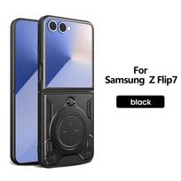 case for Samsung Z FLIP 7 6 5 4 rotating bracket protective case Shock Proof Anti-Fingerprint tough shell plian full coverage Galaxy Z Flip7 juoda